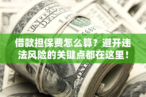 武汉借款担保费怎么算？避开违法风险的关键点都在这里！
