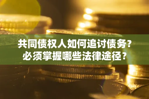 武汉共同债权人如何追讨债务？必须掌握哪些法律途径？