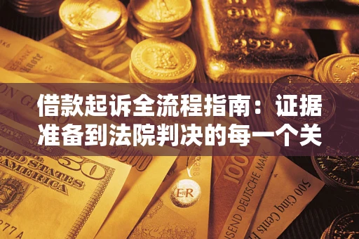 武汉借款起诉全流程指南：证据准备到法院判决的每一个关键步骤