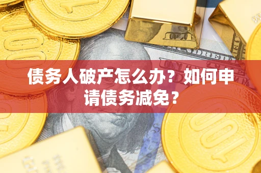 武汉债务人破产怎么办？如何申请债务减免？