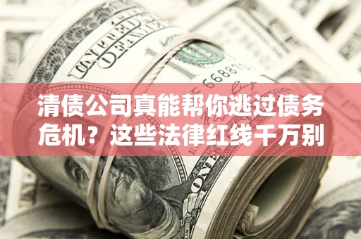 武汉清债公司真能帮你逃过债务危机？这些法律红线千万别踩